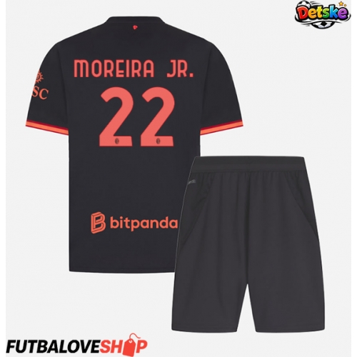 Dres AC Milan Diego Moreira #22 Tretina pre deti 2026-27 Krátky Rukáv (+ trenírky)